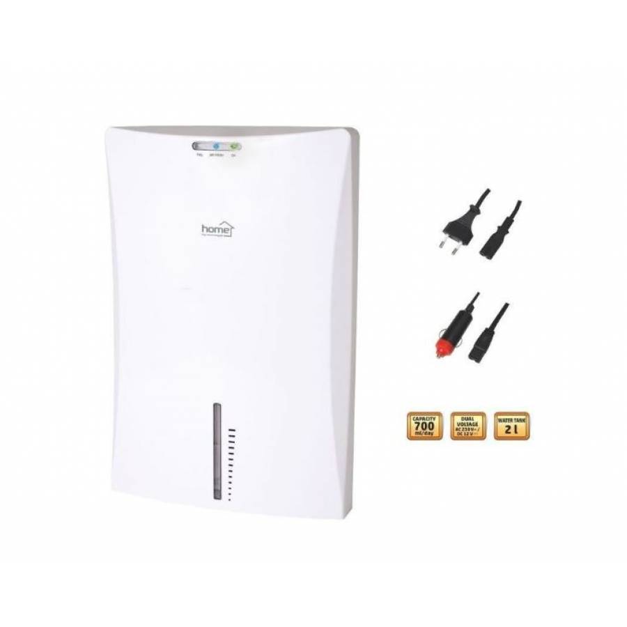 Dezumidificator de aer, usor si silentios, capacitate rezervor 2 litri, dezumidificare 700 ml/zi