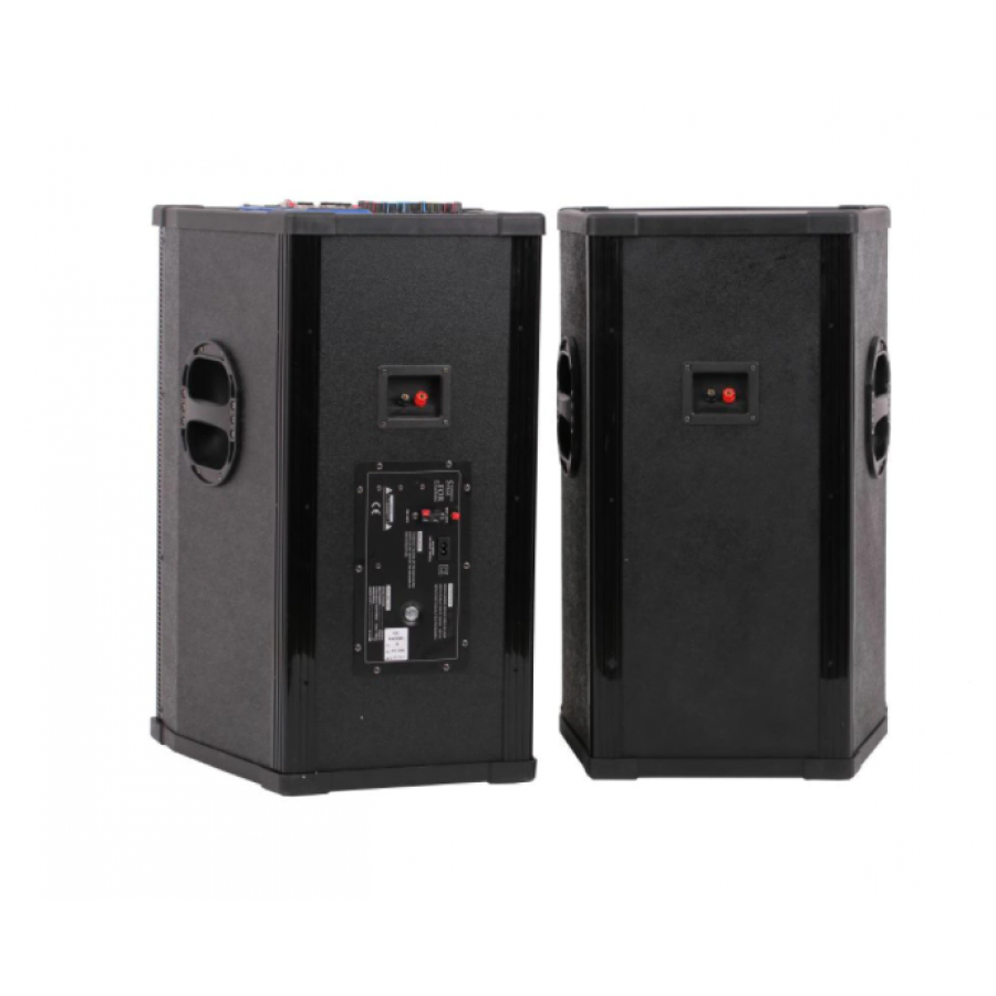 Set Doua Boxe Profesionale 800 W Active Nrs Cu Mixer Si Bluetooth
