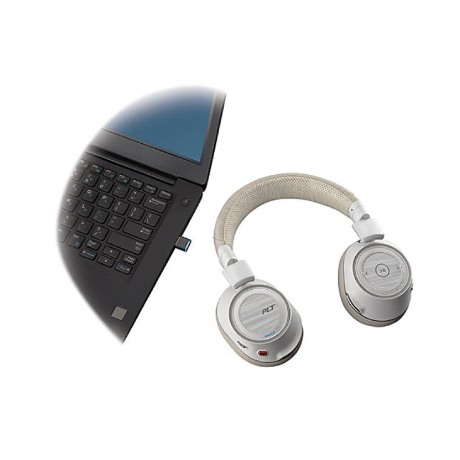 Casca Bluetooth Plantronics Voyager 8200 Uc,white