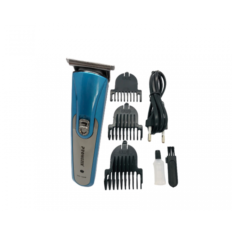 Masina De Tuns Cu Acumulator, Distantiere 3 / 6 Si 9 Mm, Autonomie 60 Min, Incarcare 8 H, Modern, Albastru