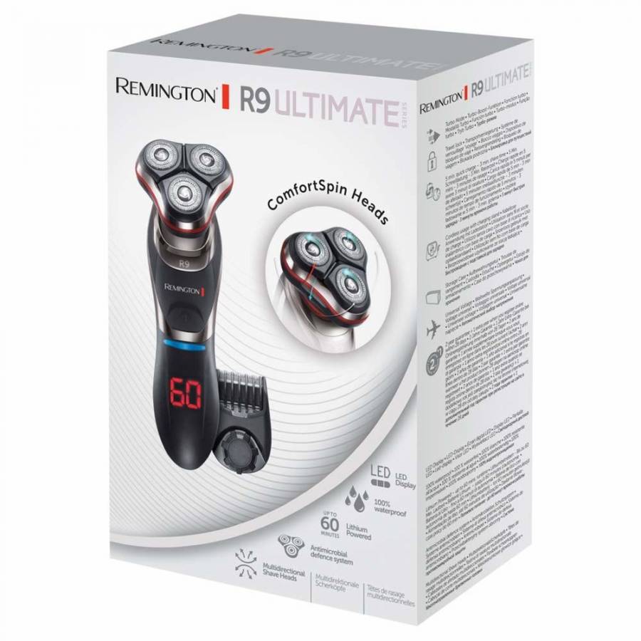 Aparat De Ras Remington,  Cu Ecran Afisaj Led , Acumulator Litiu, Capete Comfortspin, Lame Liftlogic, Sistem De Protectie Antimicrobiana,stand,  Mod Turbo