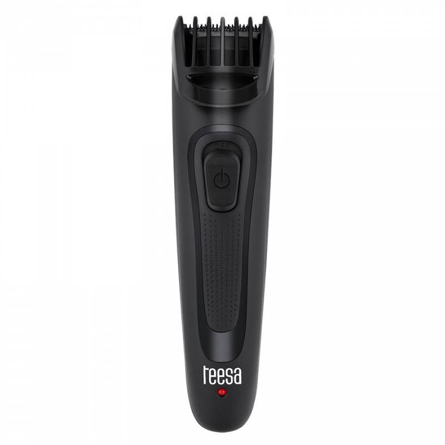 Aparat De Tuns Barba, Acumulator Reincarcabil 1000 Mah,  Indicator Led,  Blocare Lungime Taiere, Dispozitiv De Taiere Detasabil, Design Ergonomic, Negru