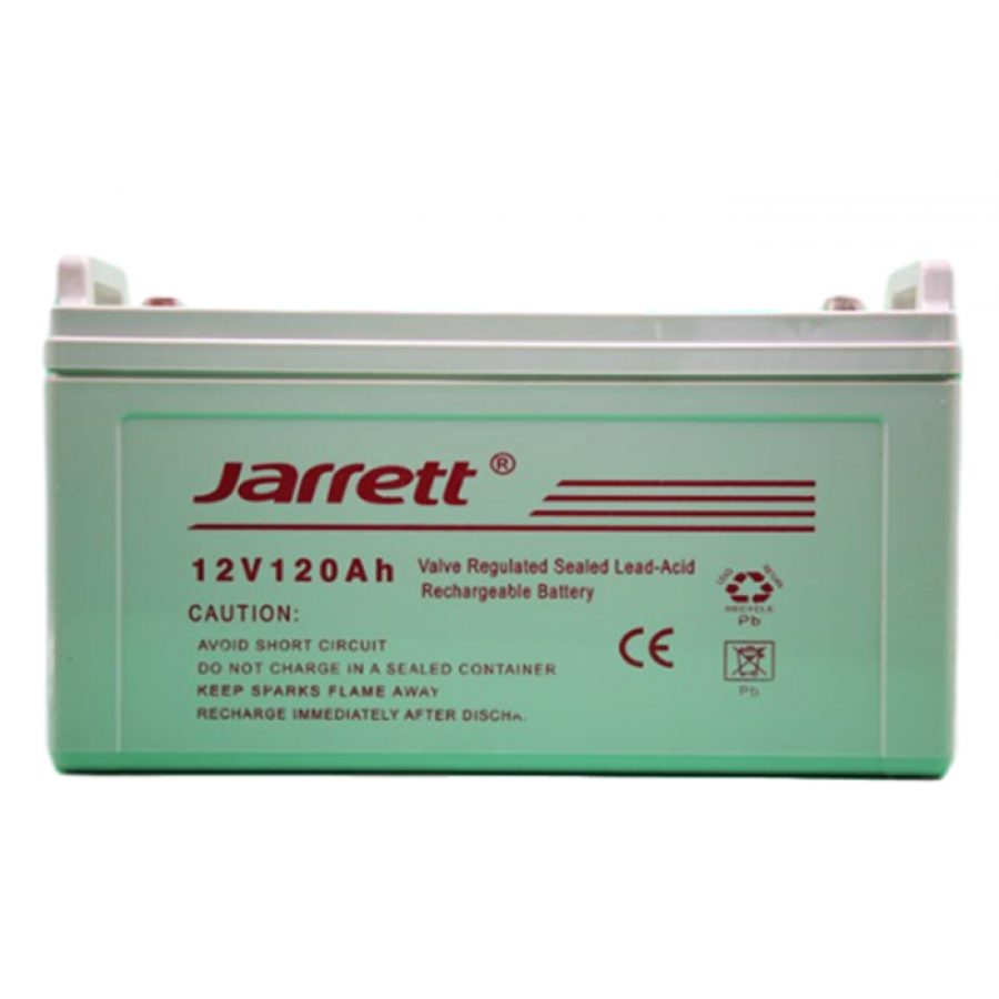 Acumulator Cu Gel Jarrett , Functie Deep Cycle, Vrla , Alimentare 12v - 120ah