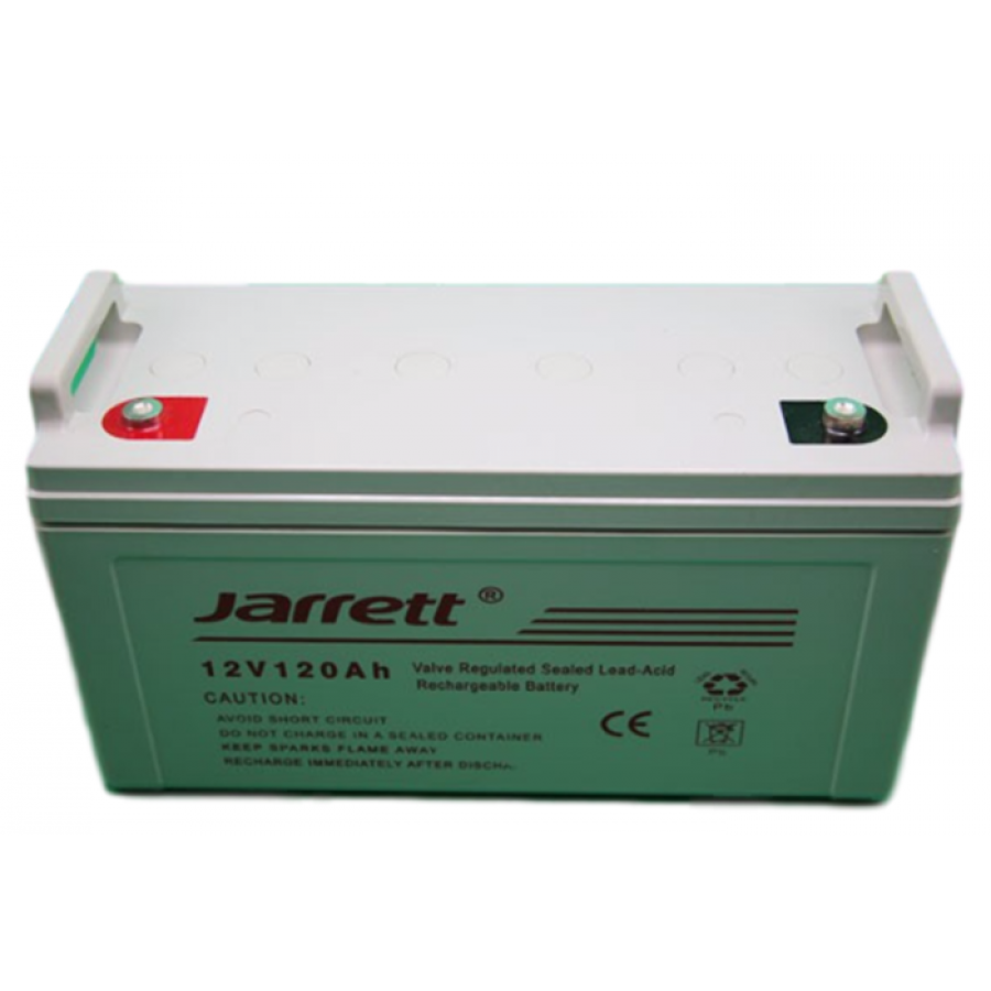 Acumulator Cu Gel Jarrett , Functie Deep Cycle, Vrla , Alimentare 12v - 120ah