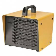 Aeroterma Portabila Klausstech, Putere 2000 W, 2 Trepte De Incalzire, Termostat Mecanic, Rezistenta Ceramica, Usor De Transportat Si Utilizat, Design Modern, Negru&galben