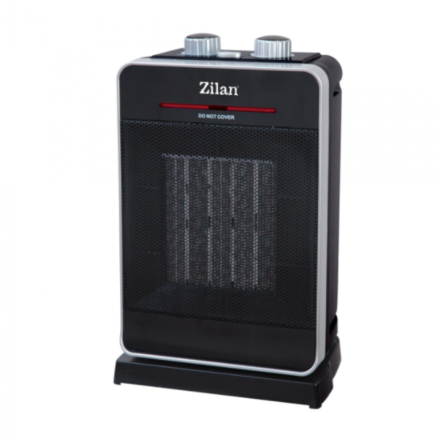 Aeroterma Profesionala Ceramica, Putere De 2000 W, Functie De Aer Rece, 2 Trepte De Temperatura, Termostat Reglabil, Incalzire Rapida, Maner Transport, Negru