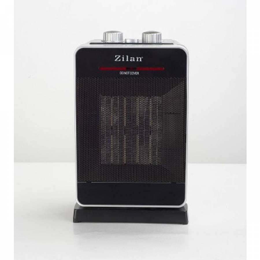 Aeroterma Profesionala Ceramica, Putere De 2000 W, Functie De Aer Rece, 2 Trepte De Temperatura, Termostat Reglabil, Incalzire Rapida, Maner Transport, Negru