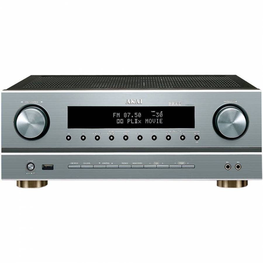 Amplificator Akai Cu Tuner Fm , Iesire 5.1 , Bluetooth  , Usb , Putere 375  W