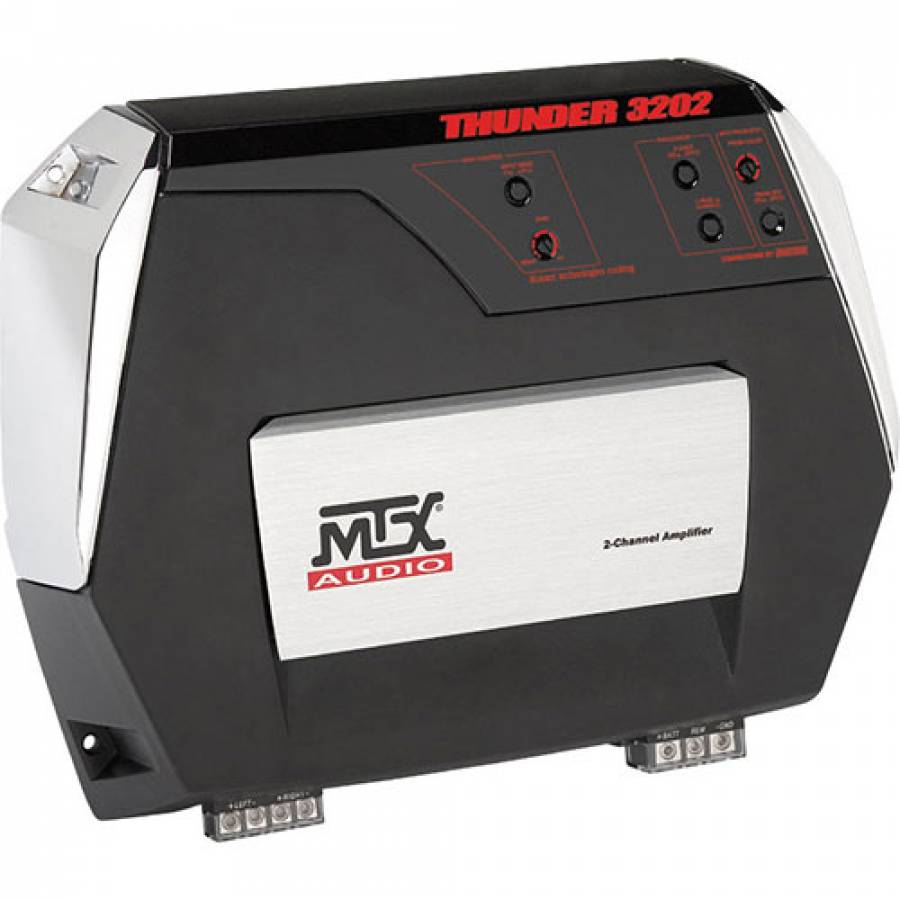 Amplificator Auto Mtx 200 W , Telecomanda , Sunet De Calitate , Bassbooster , Conectori Btr , Raspuns In Frecventa 20hz - 20khz (±0,1db) , Ventilator Incorporabil  Cu Viteza Reglabila