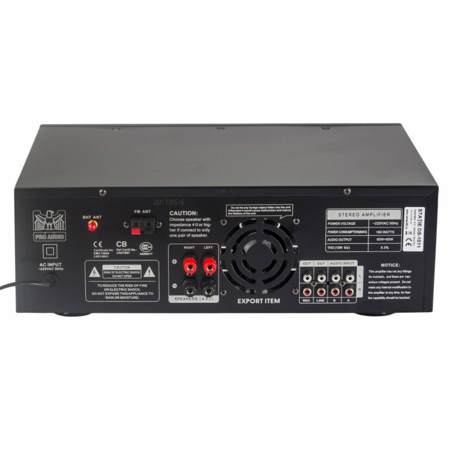 Amplificator Profesional Vlliodor , Ce Dispune De Redare Usb Si Sd Card