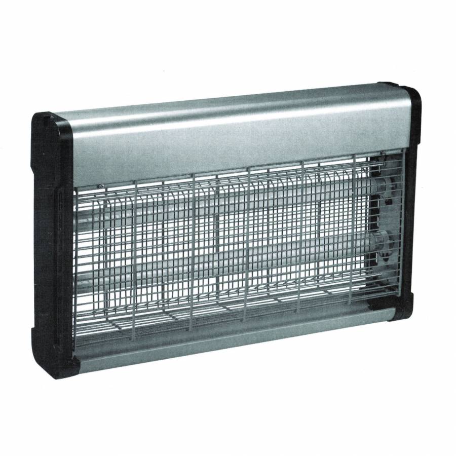 Aparat Anti-insecte , Anti Tantari , Anti Muste , Insectocutor Cu Tuburi Ultraviolete , Pe Baza De Lampi Uv Si Retea De Inalta Tensiune Electrocutoare  , 20 W