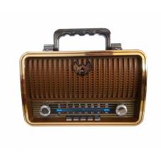 Aparat De Radio Kemai, Stilul Retro Cu Functii Moderne 3 Benzi Radio Fm, Mw, Sw , Usb , Tf Card