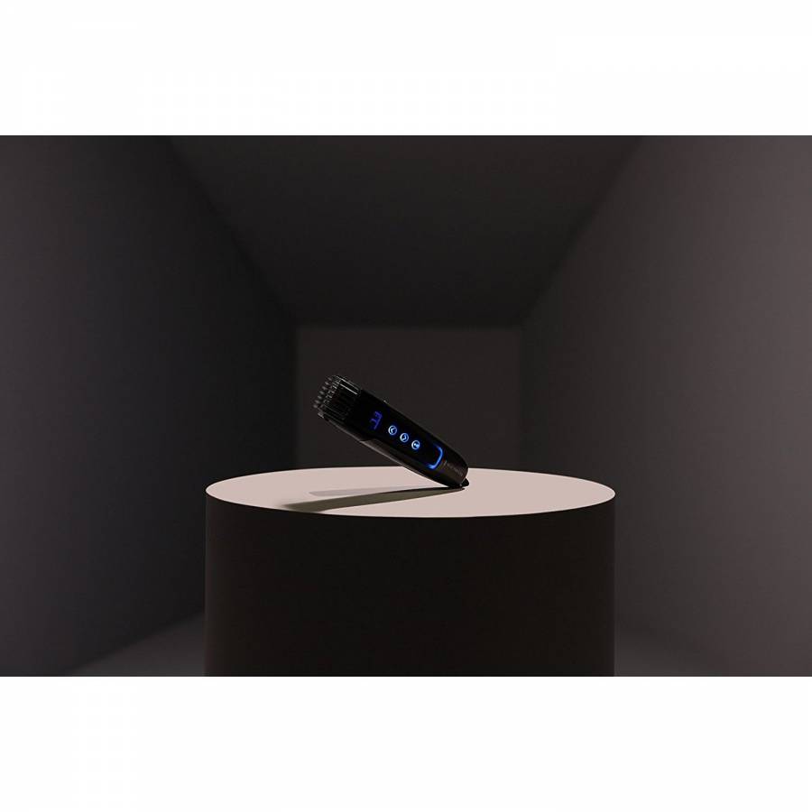 Aparat De Tuns Barba Remington Touch Tech , Interfata Digitala Cu Ecran Tactil , Pieptene Motorizat , Tehnologie Groommotion , Lavabil Complet , Voltaj Universal , Ultra Modern , Negru