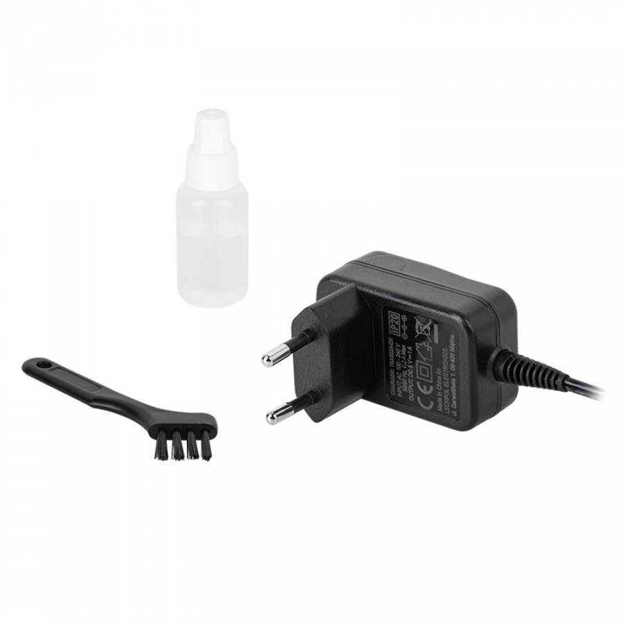 Aparat De Tuns Multifunctional 4 In 1, Lame Precise Din Otel Inoxidabil, Pieptene Reglabil, Acumulator Reincarcabil, Indicator Led, Tehnologie Fara Fir, Accesorii Incluse, Stand Incarcare, Design Modern, Argintiu