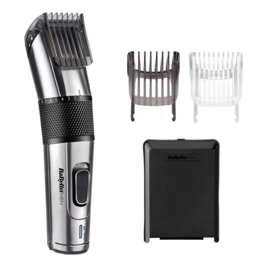 Aparat De Tuns Parul Si Aranjat Barba Carbon Steel Hair Clipper, Lame 100% Lavabile, Lame Din Carbon-titan, Utilizare Cu Fir Sau Fara Fir,2 Accesorii Incluse,culoare Argintiu