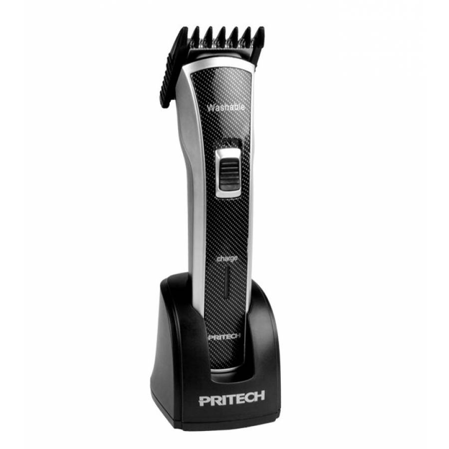 Aparat De Tuns Profesional, Putere 3w, Lame Din Otel Inoxidabil, Rezistent La Apa, Suport Pentru Incarcare Inclus, Tensiune 220 - 240 V, Negru