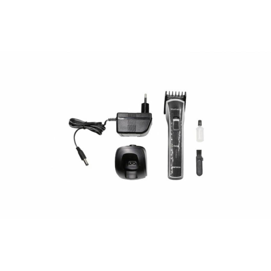 Aparat De Tuns Profesional, Putere 3w, Lame Din Otel Inoxidabil, Rezistent La Apa, Suport Pentru Incarcare Inclus, Tensiune 220 - 240 V, Negru