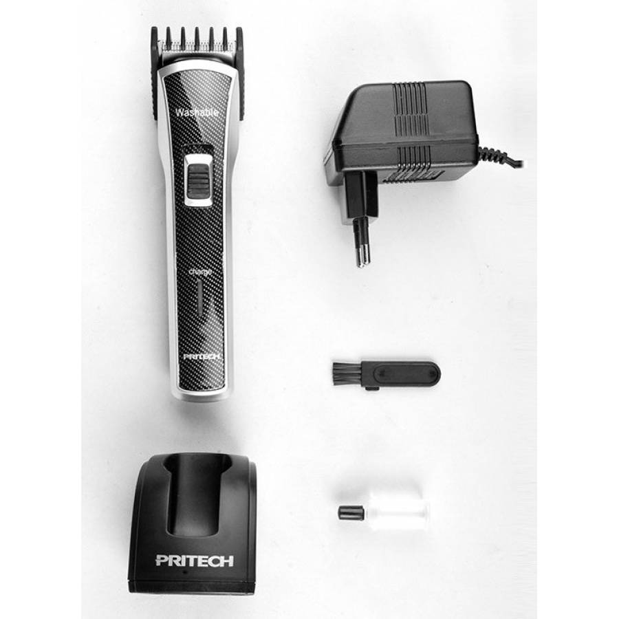 Aparat De Tuns Profesional, Putere 3w, Lame Din Otel Inoxidabil, Rezistent La Apa, Suport Pentru Incarcare Inclus, Tensiune 220 - 240 V, Negru