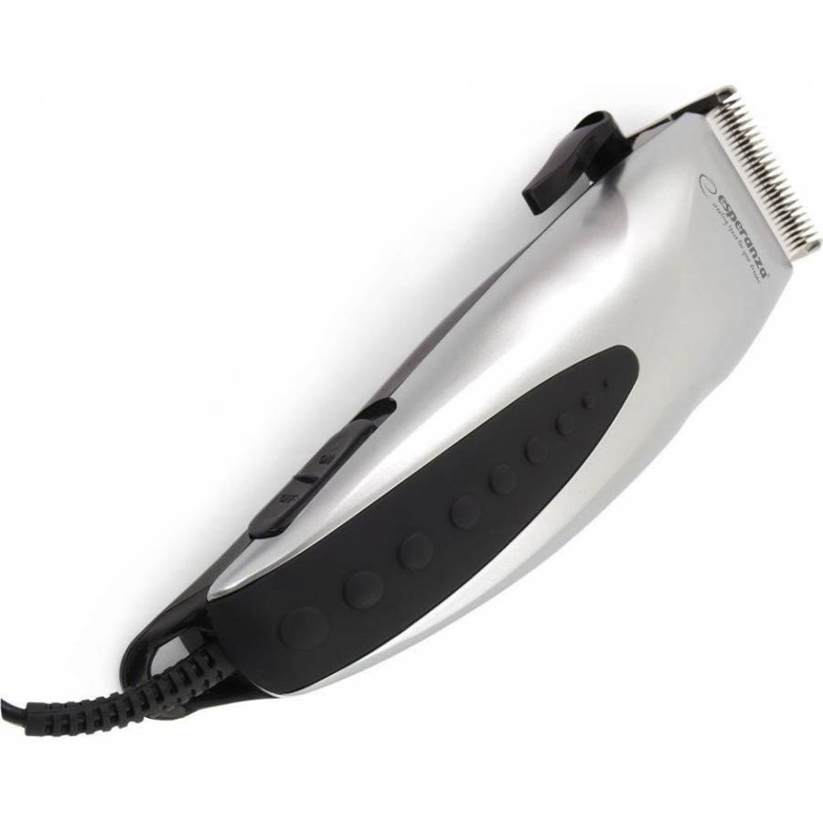 Aparat De Tuns Profesional, Putere 10 W, Lame Din Otel Inoxidabil, Maneta Pentru Reglare, Taiere Neteda, Accesorii Incluse, Design Ergonomic, Negru&argintiu