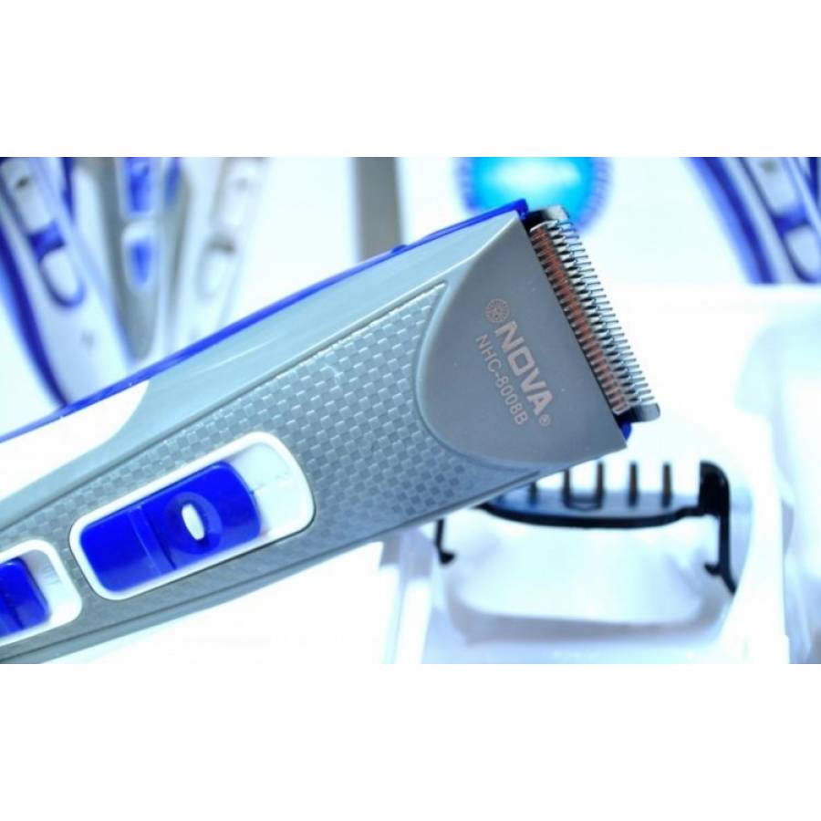 Aparat De Tuns Si Ras Reincarbail, Functionare Electrica, Tehnologie Indicator Led, Buton Pornire/oprire, 3 Trepte De Reglare A Marimii De Tundere,  5 W, 220v-240v 50/60hz, Argintiu/alb