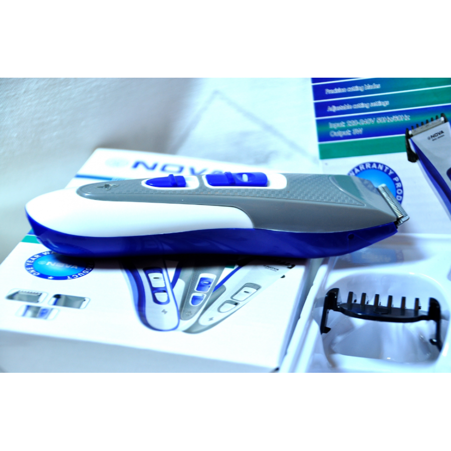 Aparat De Tuns Si Ras Reincarbail, Functionare Electrica, Tehnologie Indicator Led, Buton Pornire/oprire, 3 Trepte De Reglare A Marimii De Tundere,  5 W, 220v-240v 50/60hz, Argintiu/alb