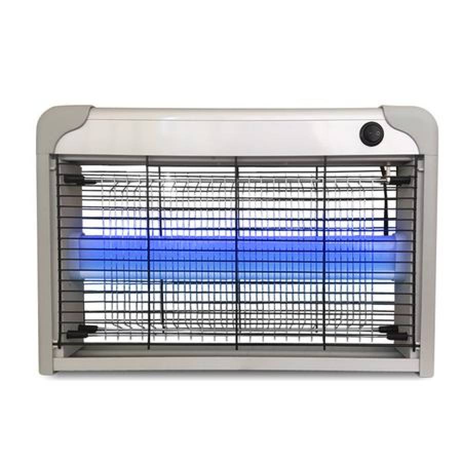 Aparat Electric Anti-insecte Klausstech, Pe Baza De Tuburi Cu Ultraviolete, Putere 40 W, Tensiune 220 V 50 Hz, Alb
