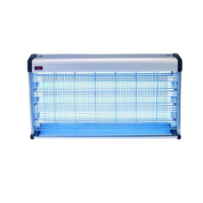 Aparat KlaussTech Anti-insecte, Electric, Putere 60w, Acoperire Mare, Usor De Utilizat, Ergonomic, Metal, Argintiu