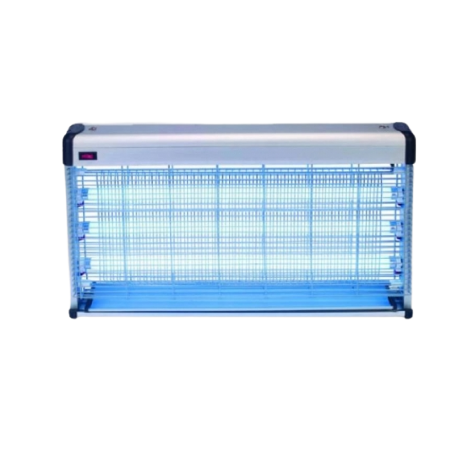 Aparat KlaussTech Anti-insecte, Electric, Putere 60w, Acoperire Mare, Usor De Utilizat, Ergonomic, Metal, Argintiu