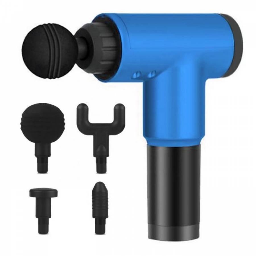 Aparat Pentru Masaj KlaussTech, Slabire, Tonifiere, Anticelulitic, Relaxare, 6 Trepte De Viteza, Accesorii Incluse, Desgin Ergonomic, Usor De Folosit, Albastru