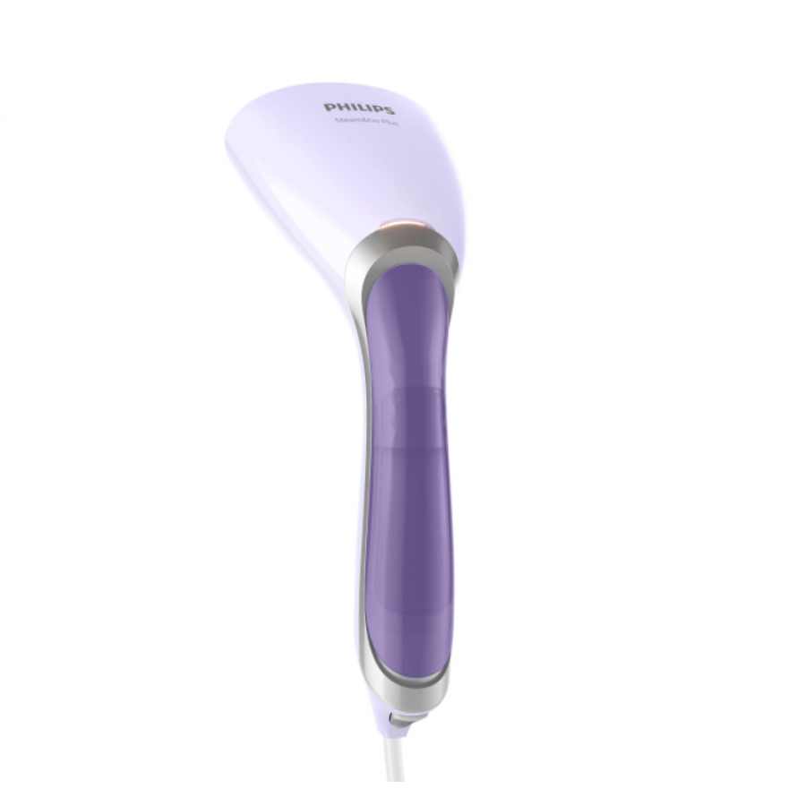 Aparat Philips De Calcat Vertical Portabil, Tehnologie Steam&go, Rezervor De 70 Ml, Putere 1200w, Indicator Luminos, Jet De Abur Continuu 22g/min, Tensiune 220-240  V, Alb/mov