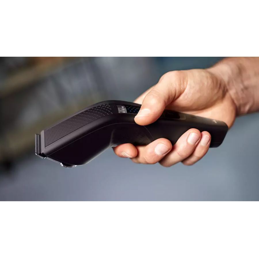 Aparat Philips Electric De Tuns Profesional, Functie Autocuratare, Lame Cu Tais Dublu, Mod Turbo, Maner Ergonomic Pentru Control, 0.5 - 28 Mm, 100% Lavabil, Culoare Negru