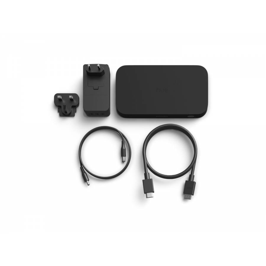 Aparat Play Hdmi Box, Sincronizarea Luminilor , Philips, Intrare 4 X Hdmi, Sintetic/metal, Instalare Usoara, 24 V, Asistenti Vocali, Wi-fi, 10000 Ore, Negru