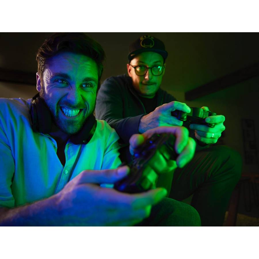 Aparat Play Hdmi Box, Sincronizarea Luminilor , Philips, Intrare 4 X Hdmi, Sintetic/metal, Instalare Usoara, 24 V, Asistenti Vocali, Wi-fi, 10000 Ore, Negru