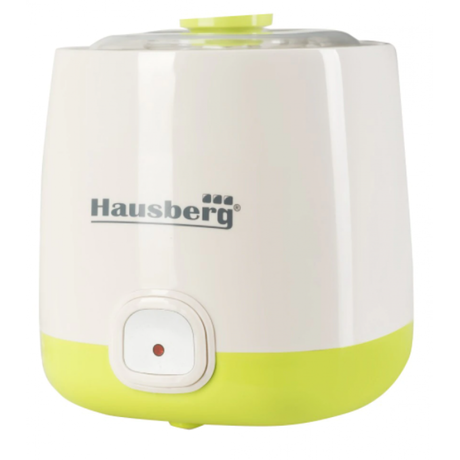 Aparat Preparat Iaurt Natural Fara Conservanti, Capacitate 1 L, Putere 20 W, Termostat Automat, Indicator Luminos Pornire, Capac Transparent, Alb/verde