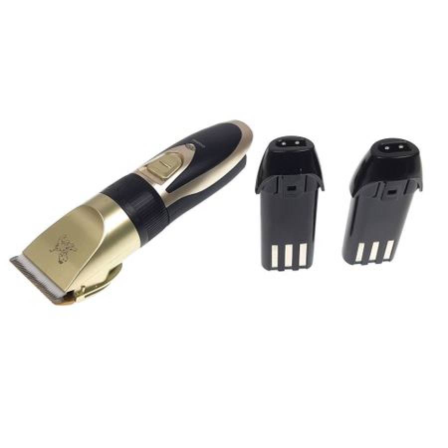 Aparat Reincarcabil De Tuns Animale , Buton On/off, Functioneaza La Priza De 220 V, Putere De 12 W, Nivel Zgomot 10 Db, Buton Pentru Reglarea Cutitelor, Auriu/negru