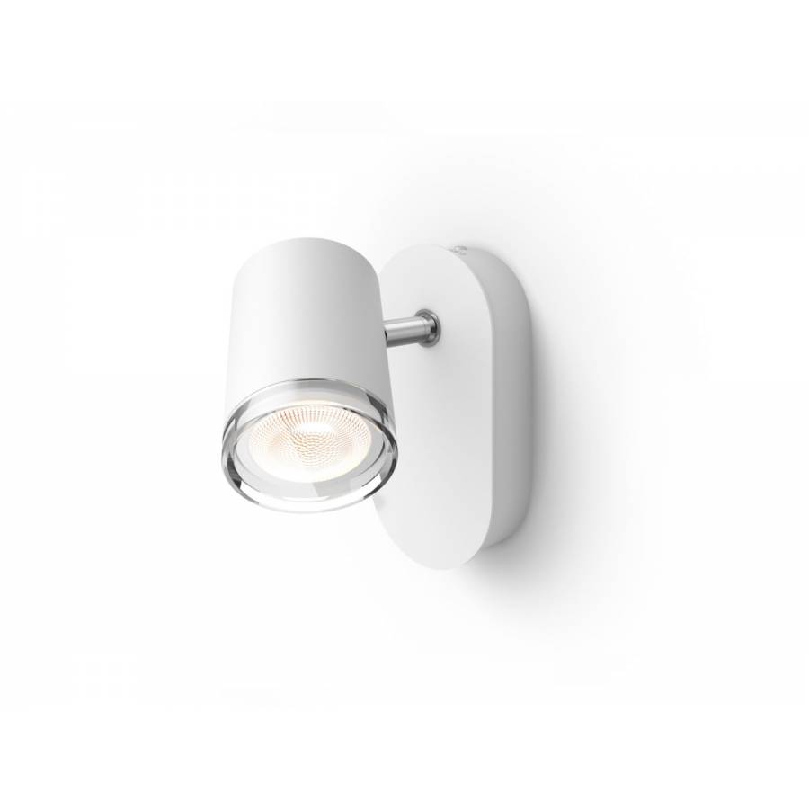 Aplica Baie Philips Led Gu10, Ambianta Alba, Control Bluetooth, Variator Inclus, Protectie Ip44, Putere 5 W, Izolatie Dubla, 2200 - 6500 K, Alb