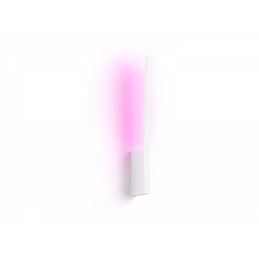 Aplica De Perete Led Rgbw Philips, Bluetooth/bridge, Material Aluminiu, Stil Modern, 900 Lm, 100 - 240 V, 12 W, Protectie Ip20, Culoare Alb
