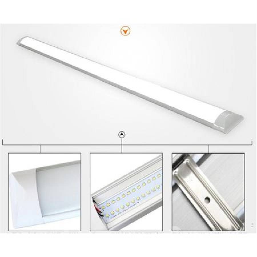 Aplica Led Klausstech, 40 W, Flux Luminos 3600 Lm, Protectie Umiditate Ip21, Temperatura Culoare 6500 K, Transformator Inclus, Design Clasic, Alb