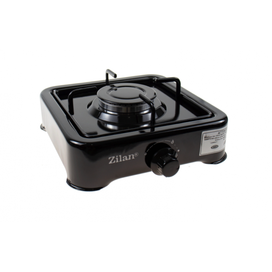 Aragaz Cu 1 Ochi, Tip Plita, Alimentare La Butelie, Robinet De Gaz Cu Siguranta, Putere 1600w, 0,180 Kg/h, 30 Mbar, Negru