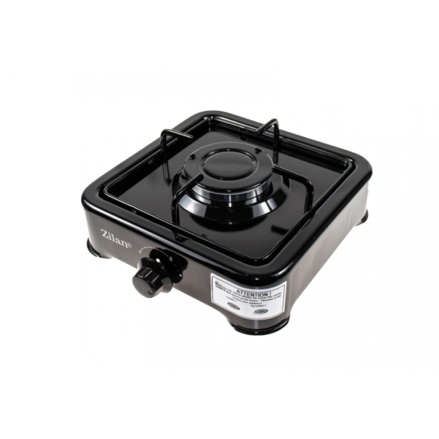 Aragaz Cu 1 Ochi, Tip Plita, Alimentare La Butelie, Robinet De Gaz Cu Siguranta, Putere 1600w, 0,180 Kg/h, 30 Mbar, Negru