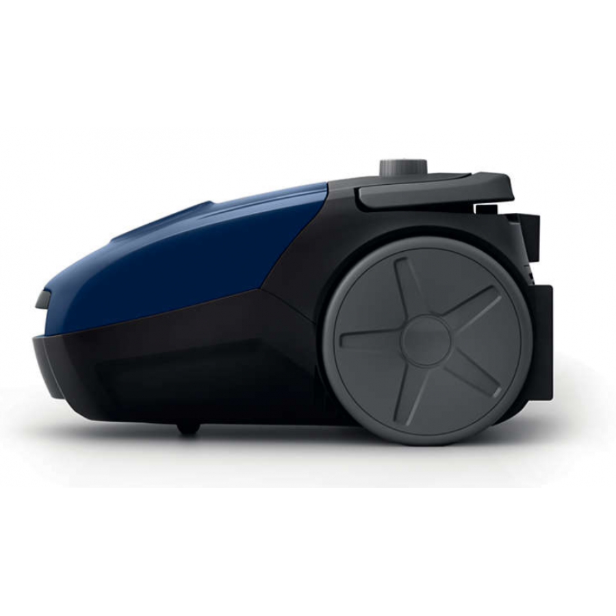 Aspirator Cu Sac Philips, Tehnologie Powergo, Putere 900w, Aspirare 99,9 % A Prafului, Nivel De Zgomot 77 Db, Anti-alergeni, 3 L, Accesoriu Pentru Spatii Inguste, Negru/albastru