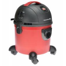 Aspirator Electric, 1200 W, Aspirare Umeda/uscata, 1.5 L, Flux De Aer Pe Maner, Furtun Flexibil, Cordon Alimentare 3.2 M, Negru/rosu