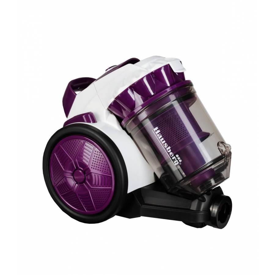 Aspirator Electric Fara Sac, Filtru Hepa, 900w, Capacitate 3 L, 79 Db, Alimentare 220-240, 50/60hz, Cablu 3.2 M, Culoare Alb/mov