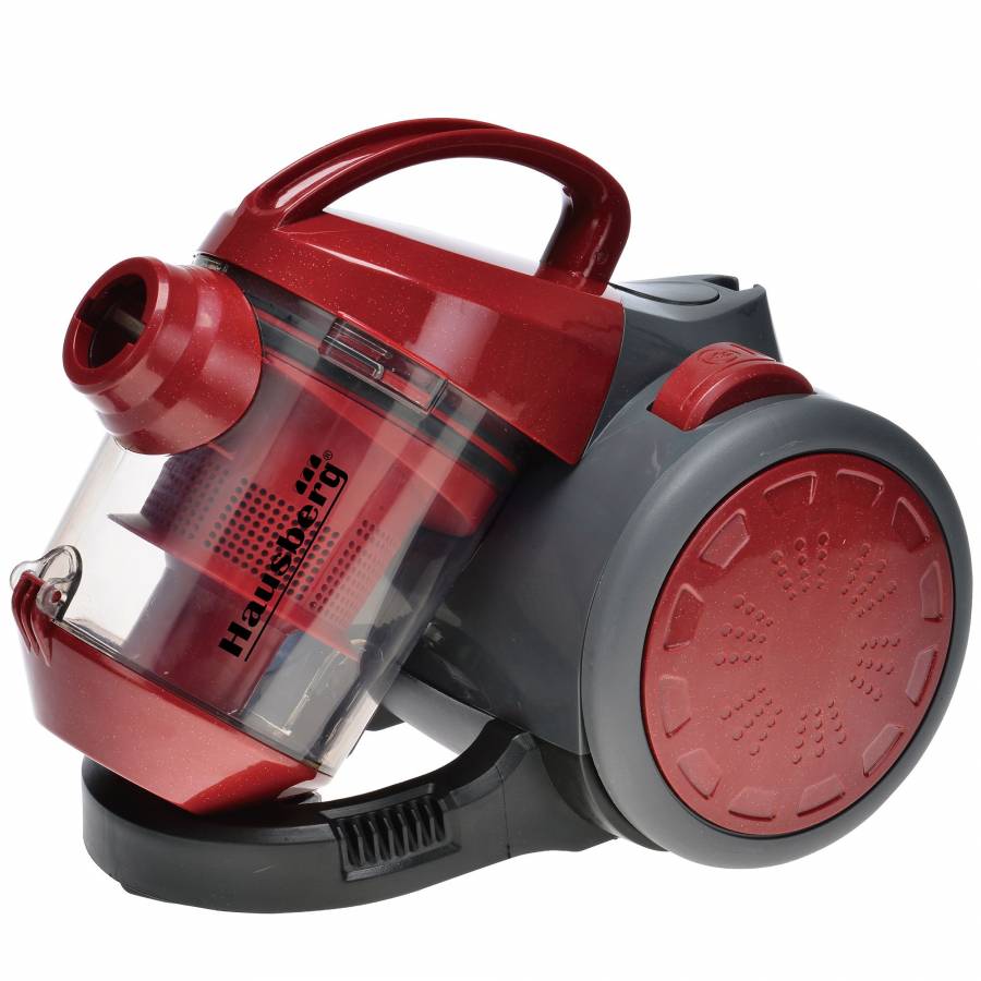 Aspirator Fara Sac, 750 W, Tehnologie Fara Sac, Capacitate Recipient 1,5 L, Cablu De Alimenatre 3,2 M, Design Modern, Rosu