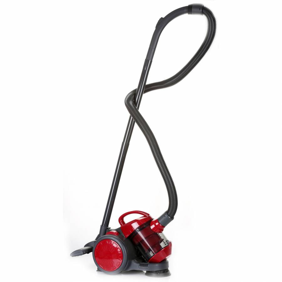 Aspirator Fara Sac, 750 W, Tehnologie Fara Sac, Capacitate Recipient 1,5 L, Cablu De Alimenatre 3,2 M, Design Modern, Rosu