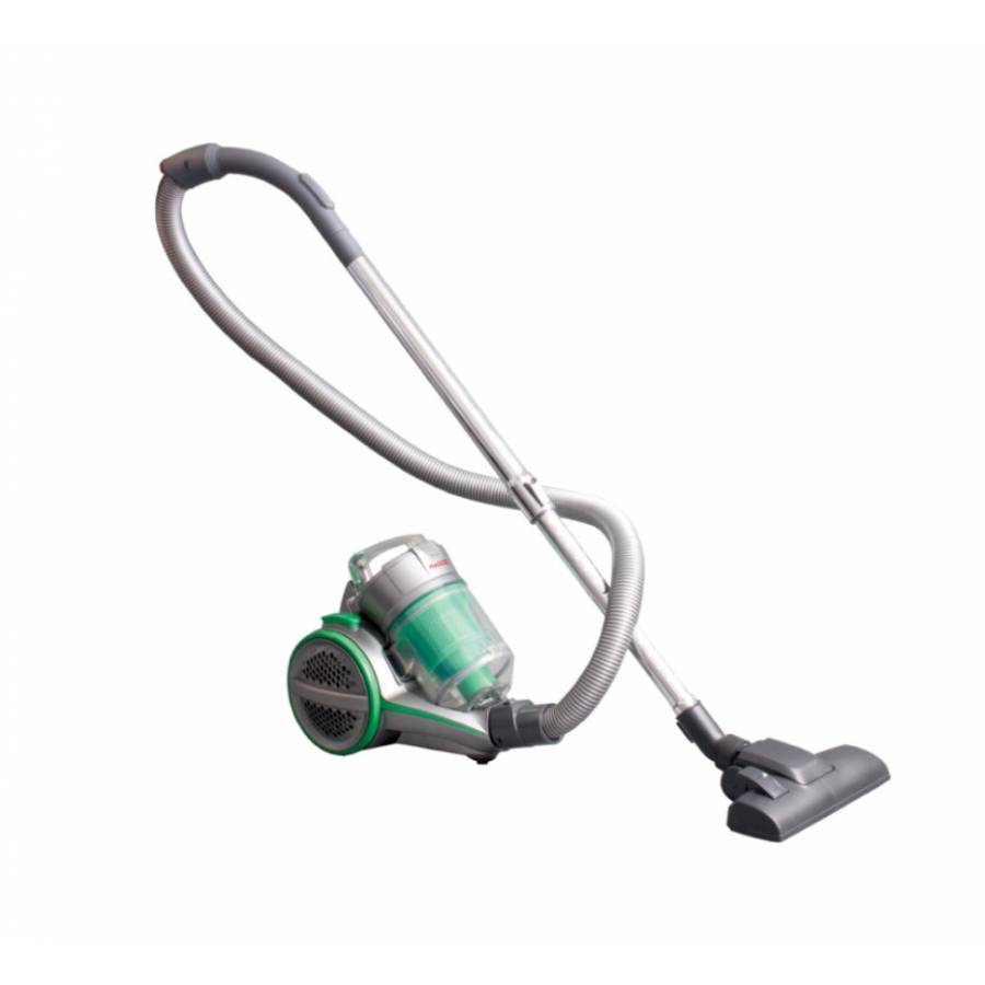 Aspirator Fara Sac, Putere 1400 W, Filtru Hepa, Accesoriu Pentru Spatii Inguste, Tub Telescopic, Vas Colectare 2l, 79 Db, Verde