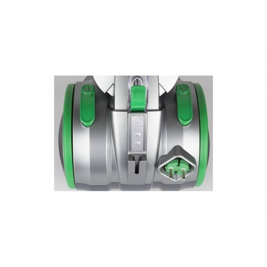 Aspirator Fara Sac, Putere 1400 W, Filtru Hepa, Accesoriu Pentru Spatii Inguste, Tub Telescopic, Vas Colectare 2l, 79 Db, Verde