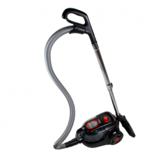 Aspirator Fara Sac, Putere 750w, Functionare Silentioasa, Filtru Hepa, Colectare 2l, Tub Telescopic, Maner Ergonomic, Negru/rosu