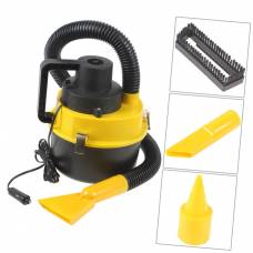 Aspirator Klausstech Portabil , Putere Turbo , Iesire 12 V ,  Culoare Galben, Cu Alimentare La Bricheta Auto