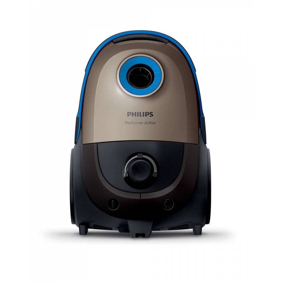 Aspirator Philips Cu Sac De 4 L, Microfiltru Pentru Motor, Filtru Antialergeni, Cuplaj Tub Activeloc, Buton Rotativ Pentru Control Energie, Putere 900 W, 77 Db, Putere Aspirare 750 W, Gri